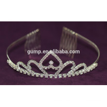 Desconto Rhinestone Bridal Crowns Casamento Crystal Tiara Cabelo Acessórios